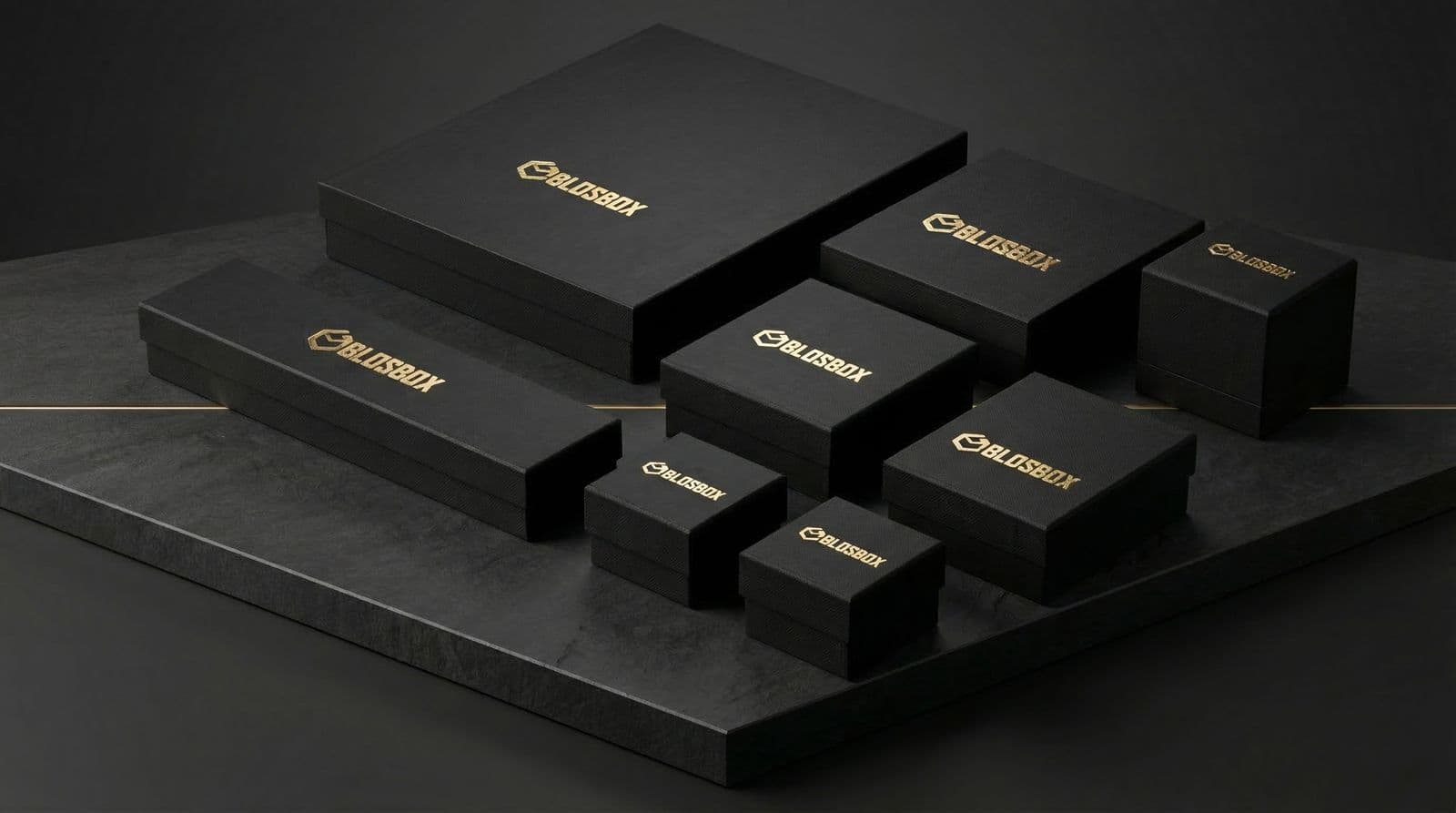 Textured collection jewellery boxes, photo 8 of 12