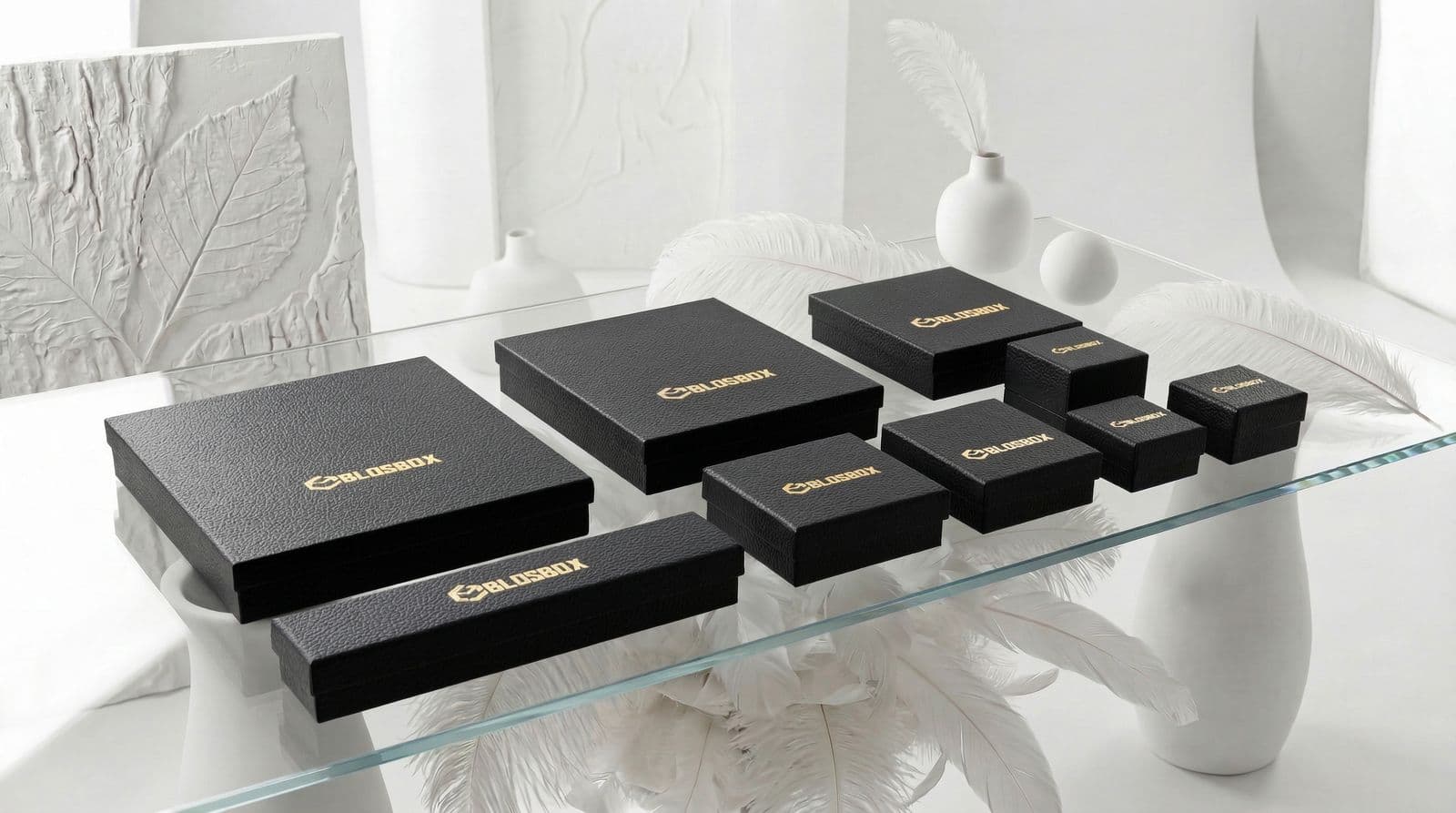 Textured collection jewellery boxes, photo 9 of 12